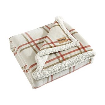 Wrangler Colt Orange Reversible Throw Blanket