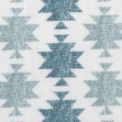 Wrangler Canyon Ikat Blue Throw Blanket