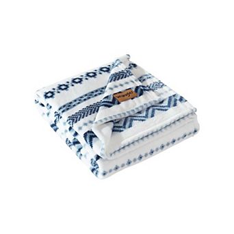 Wrangler Diamond Trail Blue Throw Blanket