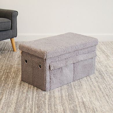 Humble Crew Sherpa Collapsible Toy Box