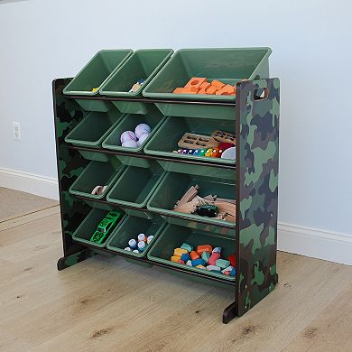 Humble Crew 12-Bin Camo Toy Organizer