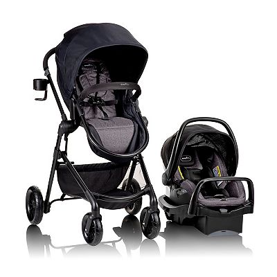 Evenflo Pivot Modular Travel System with LiteMax Infant Car Seat
