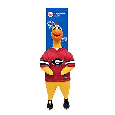 NCAA Bulldogs Rubber Chicken Toy