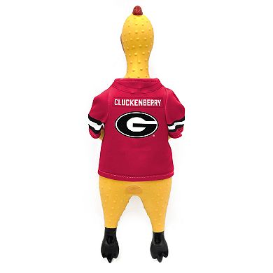 NCAA Bulldogs Rubber Chicken Toy
