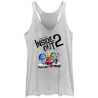 Disney / Pixar's Inside Out 2 Brand-new Emotions Juniors' Graphic Racerback Tank Top