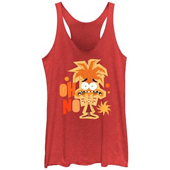 Disney / Pixar's Inside Out 2 Oh No Juniors' Graphic Racerback Tank Top