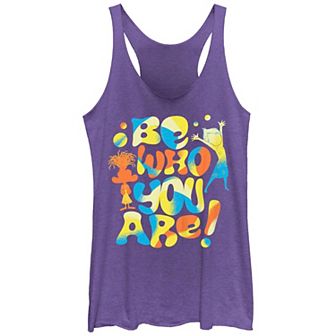 Disney / Pixar's Inside Out 2 Be Who You Are Juniors' Graphic Racerback Tank Top