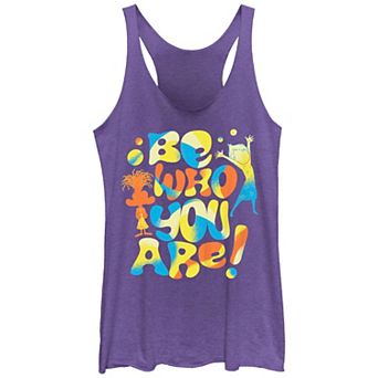 Disney / Pixar's Inside Out 2 Be Who You Are Juniors' Graphic Racerback Tank Top