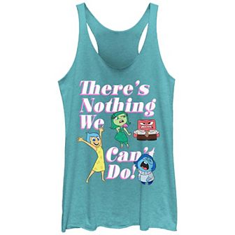 Disney / Pixar's Inside Out 2 There's Nothing We Can't Do Juniors' Graphic Racerback Tank Top