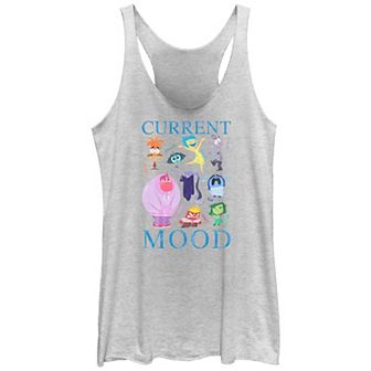 Disney / Pixar's Inside Out 2 Current Mood Juniors' Graphic Racerback Tank Top