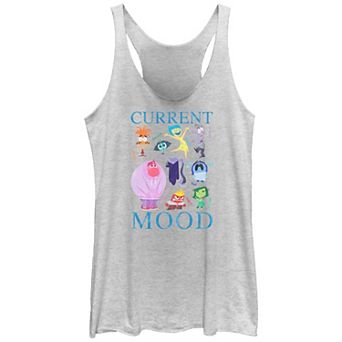 Disney / Pixar's Inside Out 2 Current Mood Juniors' Graphic Racerback Tank Top