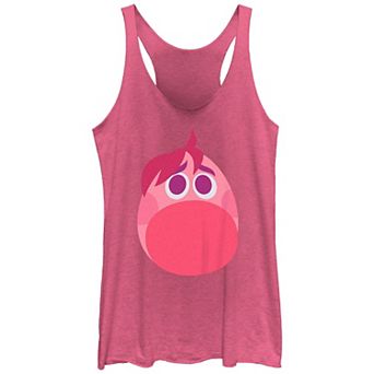 Disney / Pixar's Inside Out 2 Embarrassment Head Juniors' Graphic Racerback Tank Top