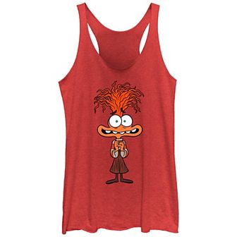 Disney / Pixar's Inside Out 2 Anxious Anxiety Juniors' Graphic Racerback Tank Top