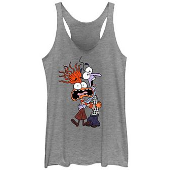 Disney / Pixar's Inside Out 2 Anxiety And Fear Juniors' Graphic Racerback Tank Top
