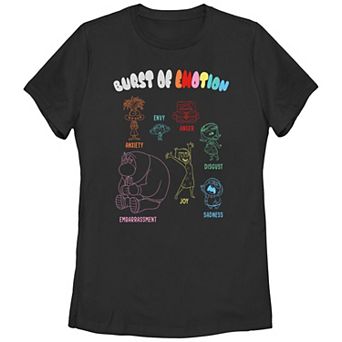 Disney / Pixar's Inside Out 2 Burst Of Emotion Juniors' Graphic Tee