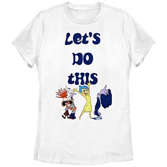 Disney / Pixar's Inside Out 2 Let's Do This Juniors' Graphic Tee