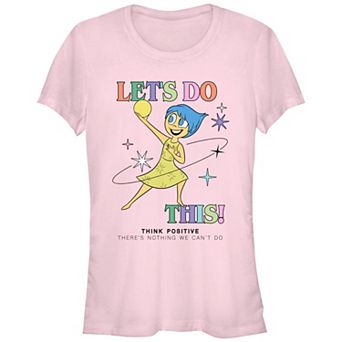 Disney / Pixar's Inside Out 2 Let's Do This Think Positive Juniors' Graphic Tee