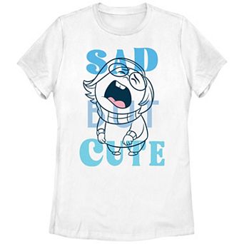 Disney / Pixar's Inside Out 2 Sad But Cute Juniors' Graphic Tee