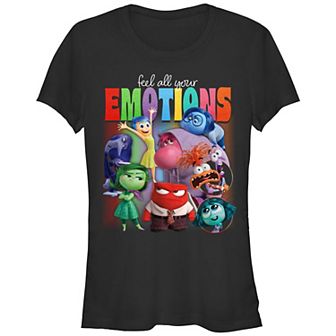 Disney / Pixar's Inside Out 2 Feel All Your Emotions Juniors' Graphic Tee