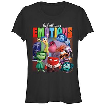 Disney / Pixar's Inside Out 2 Feel All Your Emotions Juniors' Graphic Tee