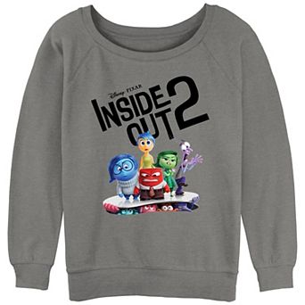 Disney / Pixar's Inside Out 2 Brand-new Emotions Juniors' Graphic Slouchy Terry