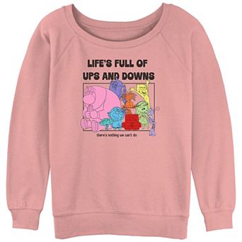 Disney / Pixar's Inside Out 2 Life's Full Of Ups And Downs Juniors' Graphic Slouchy Terry