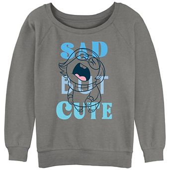 Disney / Pixar's Inside Out 2 Sad But Cute Juniors' Graphic Slouchy Terry