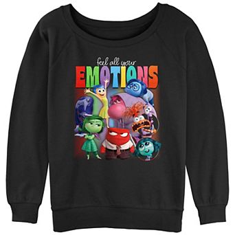 Disney / Pixar's Inside Out 2 Feel All Your Emotions Juniors' Graphic Slouchy Terry