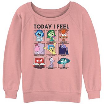 Disney / Pixar's Inside Out 2 Today I Feel Juniors' Graphic Slouchy Terry