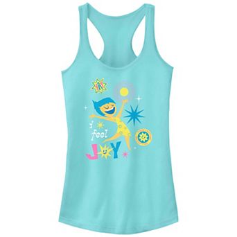 Disney / Pixar's Inside Out 2 I Feel Joy Juniors' Graphic Racerback Tank Top