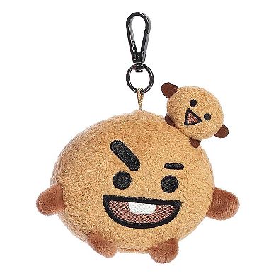 Aurora Mini Brown BT21 4" SHOOKY Clip-On Lovable Stuffed Doll