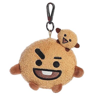 Aurora Mini Brown BT21 4" SHOOKY Clip-On Lovable Stuffed Doll
