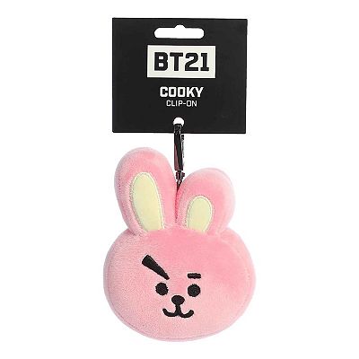 AURORA BT21 officiële koopwaar, Cooky zacht speelgoed, klein, 61326, roze