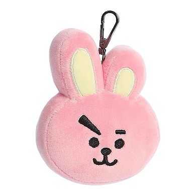 Aurora Lovable 4.5" COOKY Clip-On BT21 Mini Pink Stuffed Doll