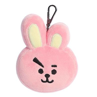 Aurora Lovable 4.5" COOKY Clip-On BT21 Mini Pink Stuffed Doll
