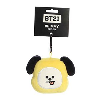 Aurora Mini Yellow BT21 4" CHIMMY Clip-On Lovable Stuffed Doll