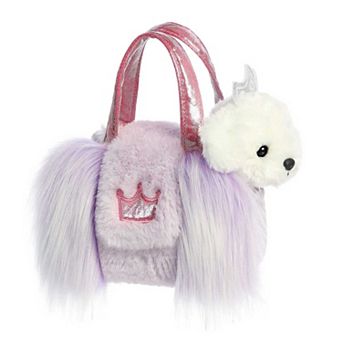 Aurora Small White Fancy Pals 7" Princess Puppy Designer Fashionable Stuffed Animal