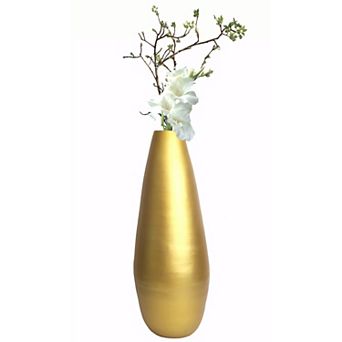 Spun Bamboo Modern Tall Floor Vase