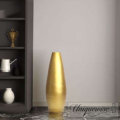 Spun Bamboo Modern Tall Floor Vase