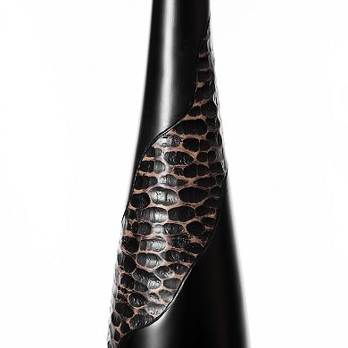 Contemporary Bottle Shape Decorative Floor Vase