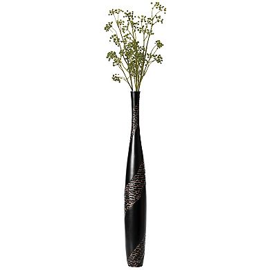 Contemporary Bottle Shape Decorative Floor Vase