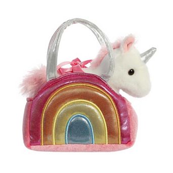 Aurora Small Multicolor Fancy Pals 7" Over The Rainbow Unicorn Fashionable Stuffed Animal