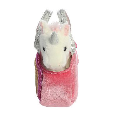 Aurora Small Multicolor Fancy Pals 7" Over The Rainbow Unicorn Fashionable Stuffed Animal