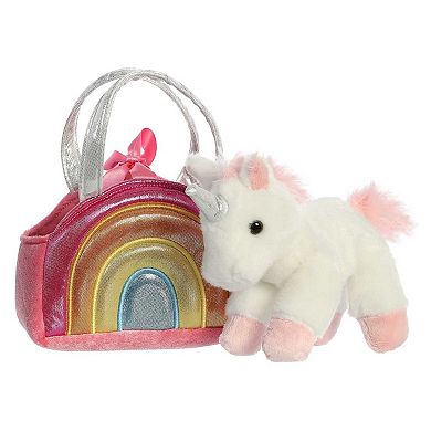 Aurora Small Multicolor Fancy Pals 7" Over The Rainbow Unicorn Fashionable Stuffed Animal