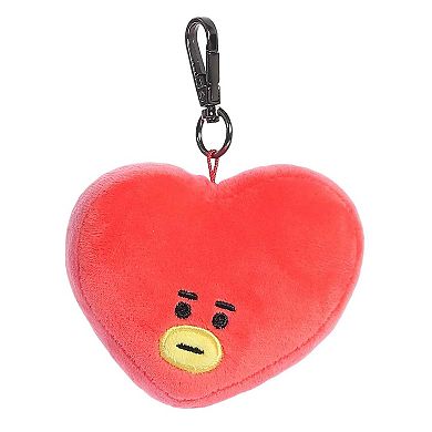 Aurora Mini Red BT21 4" TATA Clip-On Lovable Stuffed Doll