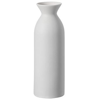 Uniquewise 9-inch Medium White Ceramic Table Flower Vase