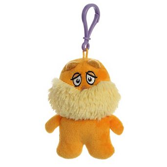Aurora Mini Orange Dr. Seuss 4" The Lorax Whimsical Stuffed Animal