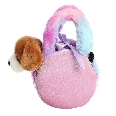 Aurora Small Brown Fancy Pals 6" Cupcake Pop Purple Fashionable Stuffed ...