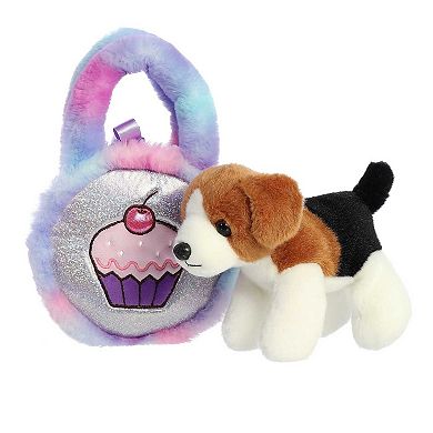 Aurora Small Brown Fancy Pals 6" Cupcake Pop Purple Fashionable Stuffed ...