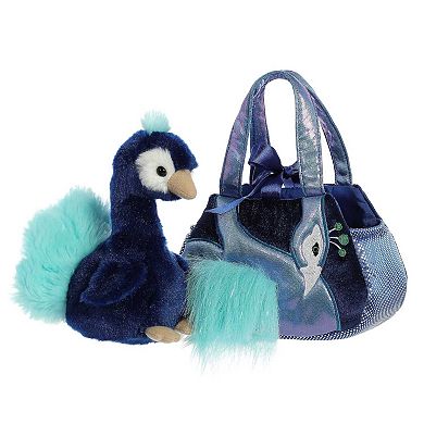 Aurora Small Multicolor Fancy Pals 7" Mora Peacock Fashionable Stuffed Animal